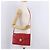 Christian Dior Shoulder Bag Leather Red Gold Tone - vista 28