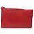Christian Dior Shoulder Bag Leather Red Gold Tone - vista 3