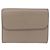 Chloé Chloe C Trifold Wallet Leather Beige Gold Tone - vista 3