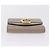 Chloé Chloe C Trifold Wallet Leather Beige Gold Tone - vista 7