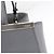 FENDI 2Jours Handtasche Leder 2way Blau Silber - Ansicht 18