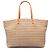 Fendi Roll Tote aus Raffia in Orange, Medium