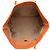 Fendi Roll Tote aus Raffia in Orange, Medium - Ansicht 4