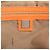 Fendi Roll Tote aus Raffia in Orange, Medium - Ansicht 5