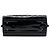 Borsa Tote Chanel Black CC Quilted Patent Charm - vista 3