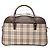 Borsa Boston Burberry Beige House Check Canvas
