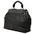 Borsa Satchel Elsie Chloé in pelle nera - vista 2