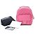 Zaino Chanel Pink Small Quilted Caviar CC Day Backpack - vista 6