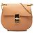 Chloé Drew Crossbody Piccola in Pelle di Agnello Martellata Marrone