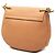 Chloé Drew Crossbody Piccola in Pelle di Agnello Martellata Marrone - vista 2