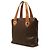 Céline Borsa Celine Brown Macadam Coated Canvas - vista 2