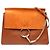 Chloé Faye Crossbody in pelle di vitello e camoscio marrone Medium