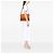Chloé Faye Crossbody in pelle di vitello e camoscio marrone Medium - vista 5