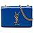 Autre Marque Saint Laurent Blue Small Grain De Poudre Monogram Kate Crossbody