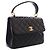 Borsa Chanel Black Mini Quilted Lambskin Kelly Top Handle Bag - vista 12