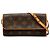 Louis Vuitton Brown Monogram Pochette Twin PM