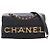 Chanel Black Small Quilted Calfskin Enchained Flap