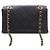 Chanel Black Small Quilted Calfskin Enchained Flap - vista 2