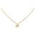 Collana Dior Gold con pendente logo CD placcato oro - vista 3