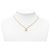 Collana Dior Gold con pendente logo CD placcato oro - vista 6