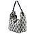 Borsa a tracolla LOEWE in tela Anagram grigia - vista 2