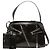 Salvatore Ferragamo Borsa Hug Ferragamo Medium in pelle di vitello nera con zip multiple