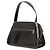 Salvatore Ferragamo Borsa Hug Ferragamo Medium in pelle di vitello nera con zip multiple - vista 2