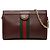 Gucci Red Small Calfskin Web Ophidia Chain Crossbody