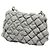 Valentino Gray Medium Nappa Rockstud Spikeme Flap Crossbody - vista 2