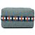 Custodia Hermès Blue Large Wool Bride A Brac Au Carre Case - vista 3