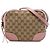 Borsa a tracolla Gucci Bree in tela GG beige