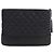 Chanel Gabrielle O Case Clutch in pelle di vitello invecchiata matelassé nera Medium - vista 2