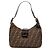 Borsa a tracolla Fendi Brown Zucca Canvas