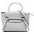 Belt Bag Céline Bolso cinturón Celine Nano de piel de becerro granulada gris
