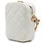 Chanel White Quilted Lambskin Vertical My Perfect Camera Case - vista 2