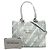 Borsa Satchel Balenciaga Blue Small Denim Scribble Logo Hardware - vista 6