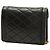 Autre Marque Saint Laurent Black Micro Quilted Lambskin Monogram Gaby Envelope Chain Crossbody - vista 2