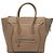 Céline Celine Mini Luggage Tote de piel de becerro marrón