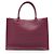 Dior Book Tote Medium em pele gofrada vermelha