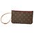 Louis Vuitton Brown Monogram Neverfull PM Pouch