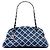 Borsa Bowling Chanel Blue Medium Patent Stitch Just Mademoiselle