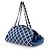 Borsa Bowling Chanel Blue Medium Patent Stitch Just Mademoiselle - vista 2