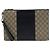 Pochette da polso Gucci Beige GG Supreme con zip