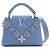 Louis Vuitton Blue Taurillon Studded Capucines BB