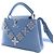 Louis Vuitton Blue Taurillon Studded Capucines BB - Ansicht 13