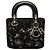 Dior Mini Lady Dior in lana nera e paillettes