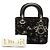 Dior Mini Lady Dior in lana nera e paillettes - vista 7