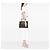 Fendi Peekaboo Iconic Satchel aus Leder in Grau, Größe Medium - Ansicht 7