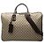 Borsa da viaggio Gucci Beige GG Supreme con doppia zip