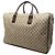 Borsa da viaggio Gucci Beige GG Supreme con doppia zip - vista 2